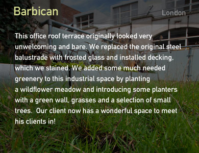 Office roof terrace