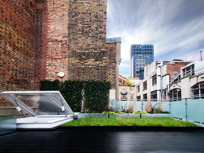 Office roof terrace