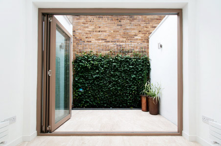 Small private roof terrace