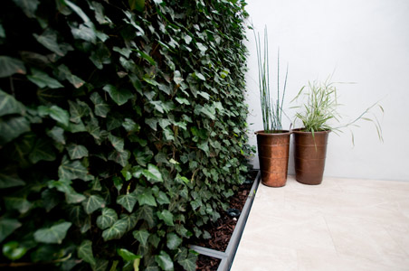 Small private roof terrace