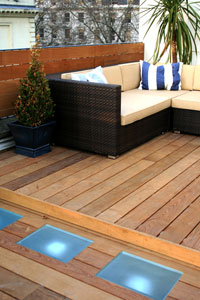 Contemporary roof terrace