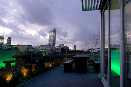 Contemporary roof terrace