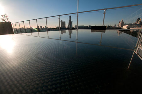 Penthouse flat roof terraces