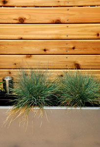 Small private roof terrace