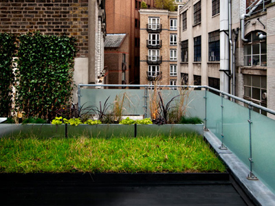 Office roof terrace